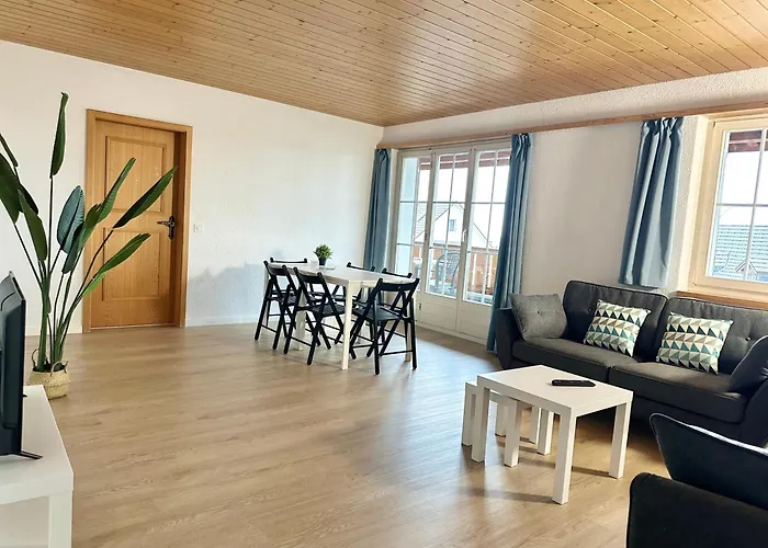 Furnished Living Room In Guensberg Solothurn