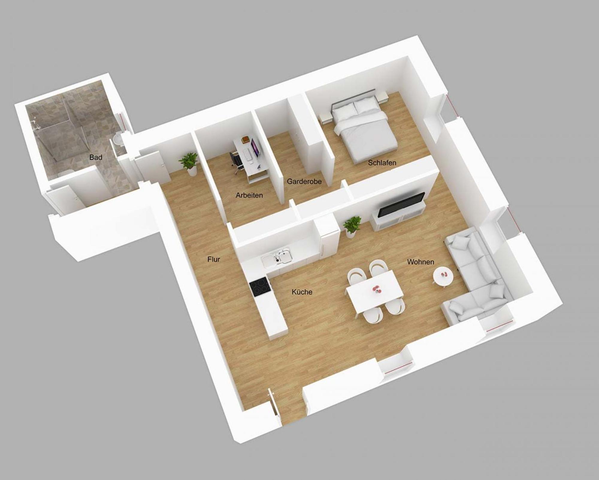Apartment Furnished Living In Guensberg Solothurn